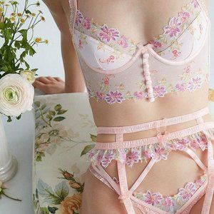 For Love & Lemons April Bloom Bra